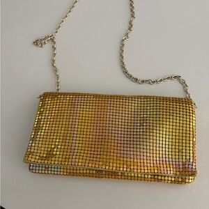 Dolce Vita Gold and Silver Crossbody Bag